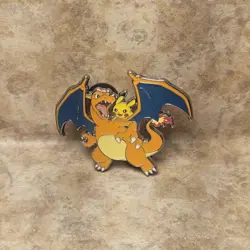 Pokemon TCG: Celebrations Charizard and Pikachu Pin UPC 25th Anniversary - Image 1