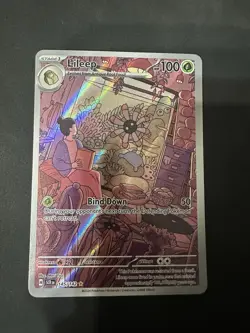Pokemon TCG: Lileep 145/142 SV: Stellar Crown Illustration Rare - Image 1