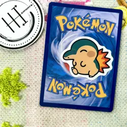 Pokemon Waterproof Vinyl Cyndaquil Sticker | Cute Kawaii Themed Pokemon - Image 1