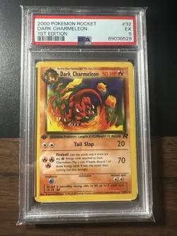 Pokemon 1st Edition Dark Charmeleon Team Rocket Set 32/82 - PSA 5 - Image 1