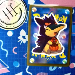 Pokemon Waterproof Vinyl Sticker Halloween Fall Theme Car Decal Cyndaquil Gengar - Image 1