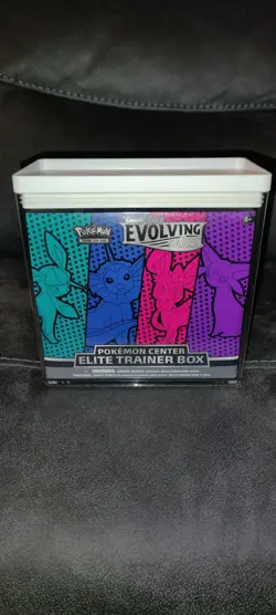 2021 Pokemon Evolving Skies Pokemon Center Sealed ETB - Damaged(Slit In Plastic) - Image 1