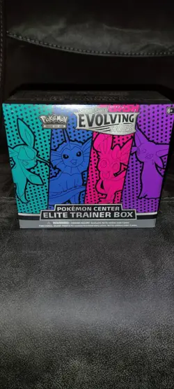 2021 Pokemon Evolving Skies Pokemon Center Sealed ETB - Damaged(Slit In Plastic) - Image 2