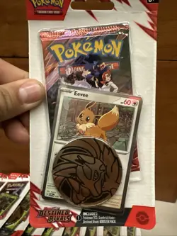 Pokemon Destined Rivals Single Pack Blister Eevee / Zarude 200 199 Promo Lot 16 - Image 4