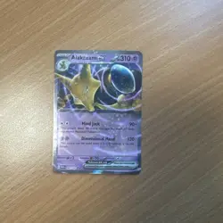 Pokemon TCG Alakazam ex Scarlet & Violet-151 065/165 Holo Double Rare - Image 1
