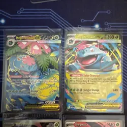 Mega Venusaur EX 155 Bulbasaur 133 Stamped Ivysaur 134 Mega Evolutions Pokemon - Image 2