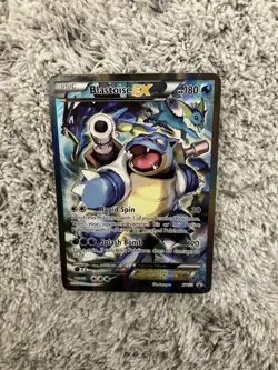 Pokemon TCG Blastoise EX XY122 Full Art Holo Black Star Promo - Image 1