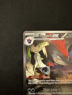 Pokemon Journey Together N’s Zoroark Ex 185/259 SIR -Near Mint - Image 3