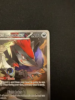 Pokemon Journey Together N’s Zoroark Ex 185/259 SIR -Near Mint - Image 4