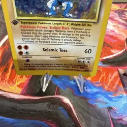 Pokemon TCG Machamp Base Set 8/102 1st Edition Holo Rare hp - Image 4