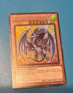 ?? YUGIOH Blue-Eyes White Dragon BLMM-EN001 CHIBI ART SECRET RARE NM 1ST EDITION - Image 1