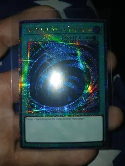 Yu-Gi-Oh! TCG Mystical Space Typhoon RA02-EN048 Quarter Century Secret Rare NM - Image 2