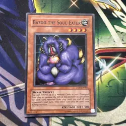 Yugioh! Bazoo the Soul-Eater LON-EN064 Super Rare Unlimited MP - Image 1