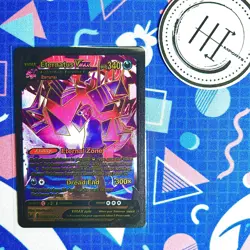 Pokemon Eternatus VMax Black & Gold Foil Holo Textured Fan Art Card Nintendo - Image 1