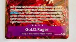 Gol D. Roger SR-AA OP13-064 - Alternate Art - One Piece Card Game - Mint - Image 4