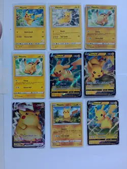 Pokemon Cards Pikachu Bundle Sun And Moon Sword And Shield Collection Sets - Image 1