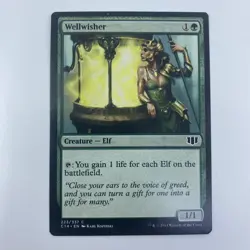 MTG Wellwisher #223 Commander 2014 Normal Elf Creature Card Magic The Gathering - Image 1