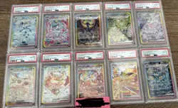 PSA 10 Terastal Festival Eevee Evolution SAR Set Of 10 Pokemon Card Japanese - Image 1