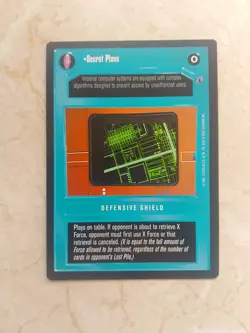 Secret Plans DEFENSIVE SHIELD - Star Wars CCG card (Decipher) - Image 1