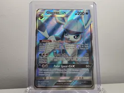 Pokemon TCG Glaceon GX Ultra Prism Holo Card 141/156 Full Art Ultra Rare - Image 1