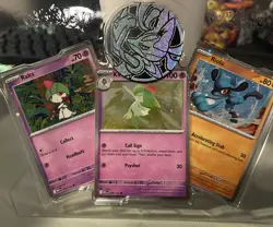 Pokemon TCG Kirlia, Ralts , Riolu Promo Cards - Image 1