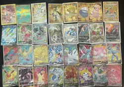 Pokemon TCG 24-Card Lot SIR/SAR/Full Art/Ex. All Sleeved From Packs NM See Pics - Image 1