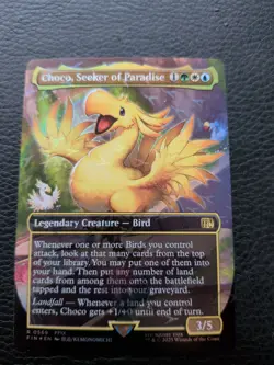 Choco, Seeker of Paradise (Borderless) (Chocobo Track Foil) Final Fantasy Foil - Image 1