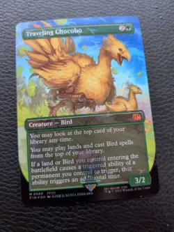 Traveling Chocobo (Borderless) (Chocobo Track Foil) Final Fantasy Foil - Image 1