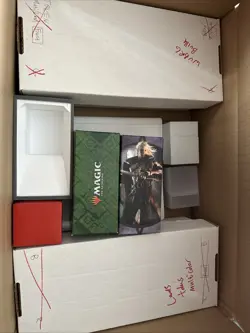 MTG Lot: DEX Binder, Deck Boxes, Dihada Deck, Bulk, Modern Cards, Scan Stand - Image 1