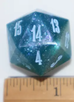 Magic The Gathering - Final Fantasy Blue - Die / Dice - Image 1