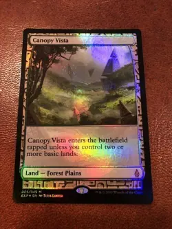 Canopy Vista Zendikar Expedition FOIL MTG Magic The Gathering NM - Image 1