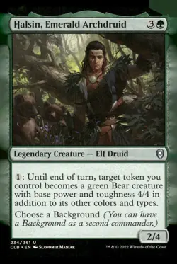 Halsin, Emerald Archdruid (234) Battle for Baldur's Gate CLB MTG Magic - Image 1