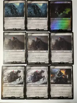 Magic the Gathering Nazgul Set Of 9 One Foil And The Rest Not - Image 1