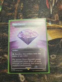 MTG Secret Lair Chaos Emerald Rainbow Purple, NM/M Condition, Foil - Image 1