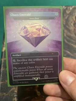 MTG Secret Lair Chaos Emerald Rainbow Purple, NM/M Condition, Foil - Image 2