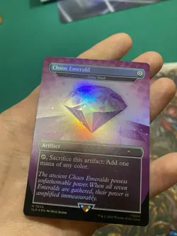 MTG Secret Lair Chaos Emerald Rainbow Purple, NM/M Condition, Foil - Image 3