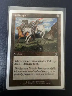 MTG Magic The Gathering Caltrops 7th Edition Regular - Image 1