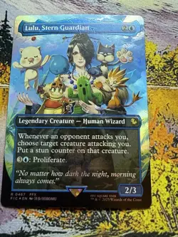 Lulu, Stern Guardian, Chocobo Track Foil! Final Fantasy Mtg - Image 2