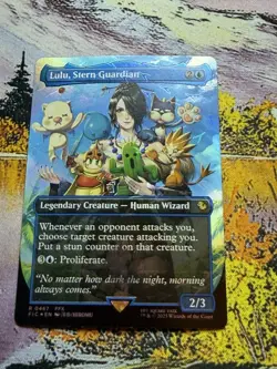 Lulu, Stern Guardian, Chocobo Track Foil! Final Fantasy Mtg - Image 3