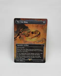 The One Ring Borderless Magic The Gathering Unique Promo Holo Foil Super Mint - Image 2