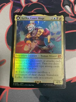 MTG Kefka: Court Mage / Ruler of Ruin (Foil) Final Fantasy Magic The Gathering - Image 1