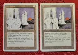 MTG Ivory Tower x2 MP/LP ~Revised (Magic the Gathering)*Free Shipping* - Image 1