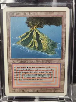 Magic the Gathering, Volcanic Island Revised Edition MTG NM No Play - Image 3