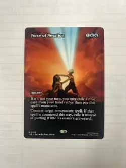 Magic The Gathering Avatar Force of Negation (Borderless) M0013 - Image 1