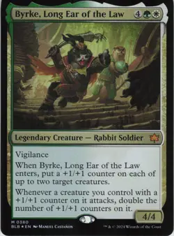 Byrke, Long Ear of the Law M Bloomburrow 380 NM - Image 1