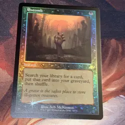 Entomb X1 Mtg Dominaria Remastered Nm Foil Retro Frame - Image 1