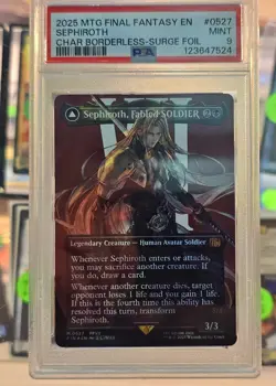 Sephiroth, Fabled Soldier Surge Foil MTG Final Fantasy 2025 PSA 9 - Image 1