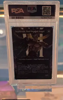Sephiroth, Fabled Soldier Surge Foil MTG Final Fantasy 2025 PSA 9 - Image 3