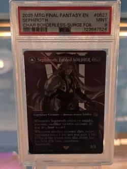Sephiroth, Fabled Soldier Surge Foil MTG Final Fantasy 2025 PSA 9 - Image 4
