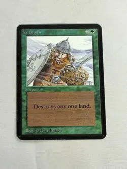 MTG Ice Storm Alpha Magic the Gathering - Image 1